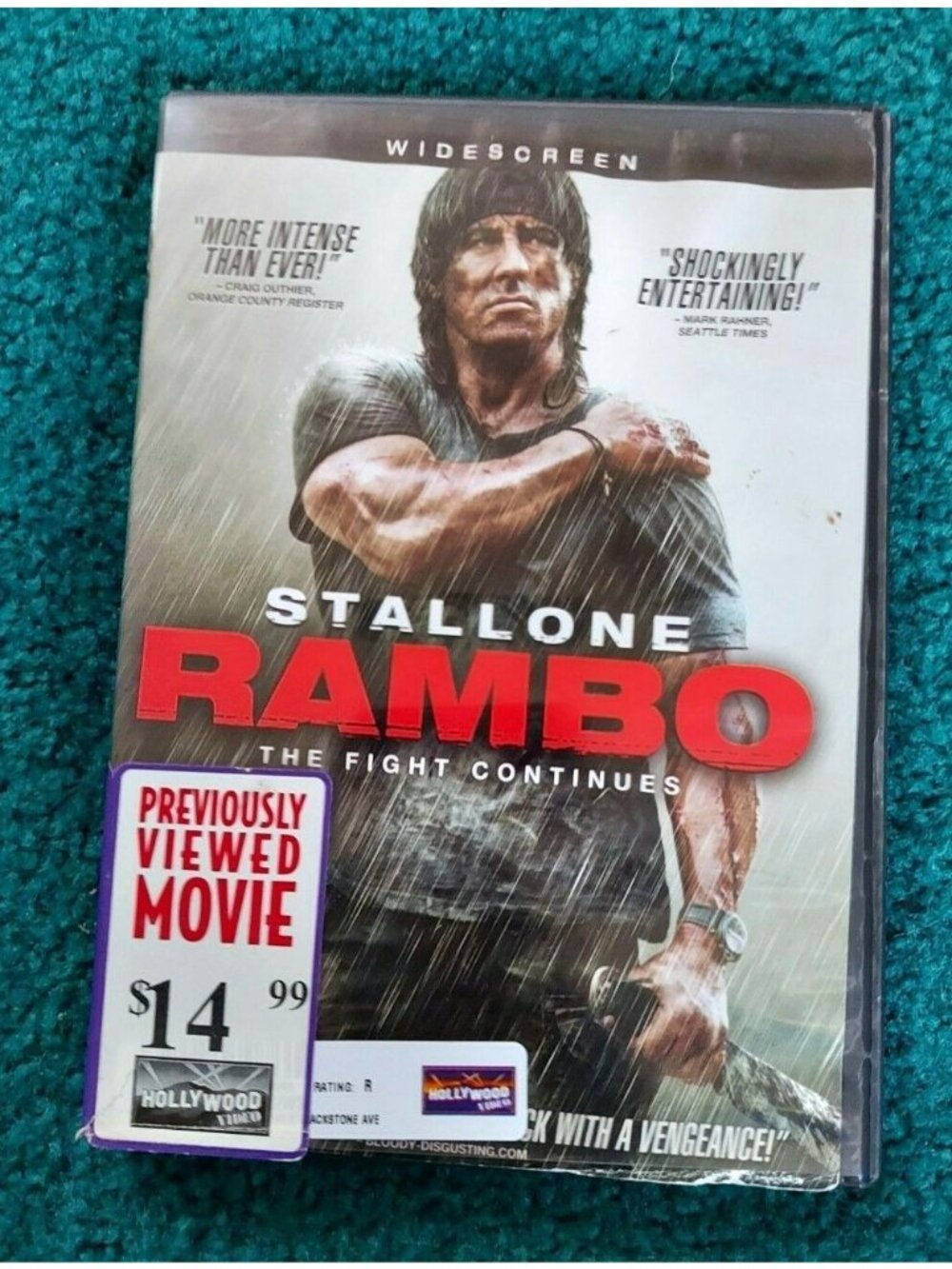 Rambo The Fight Continues DVD (Widescreen Edition) Sylvester Stallone